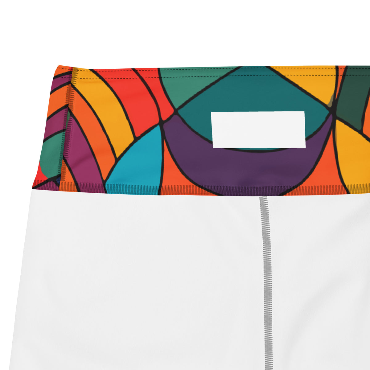 Kaleidoscopic Yoga Capri Leggings