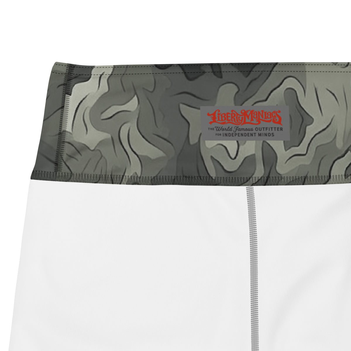 Greyzone Organic Woodland Pattern Yoga Capri Leggings