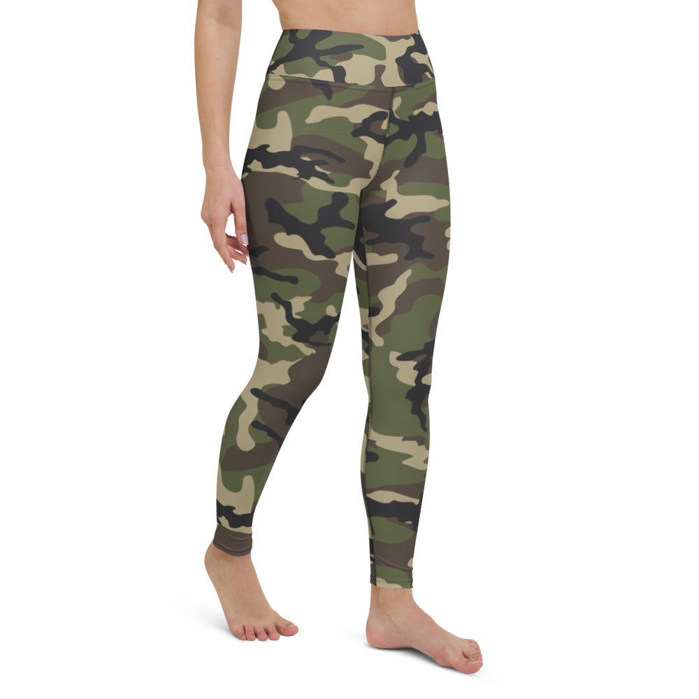Woodland Camo Yoga Leggings