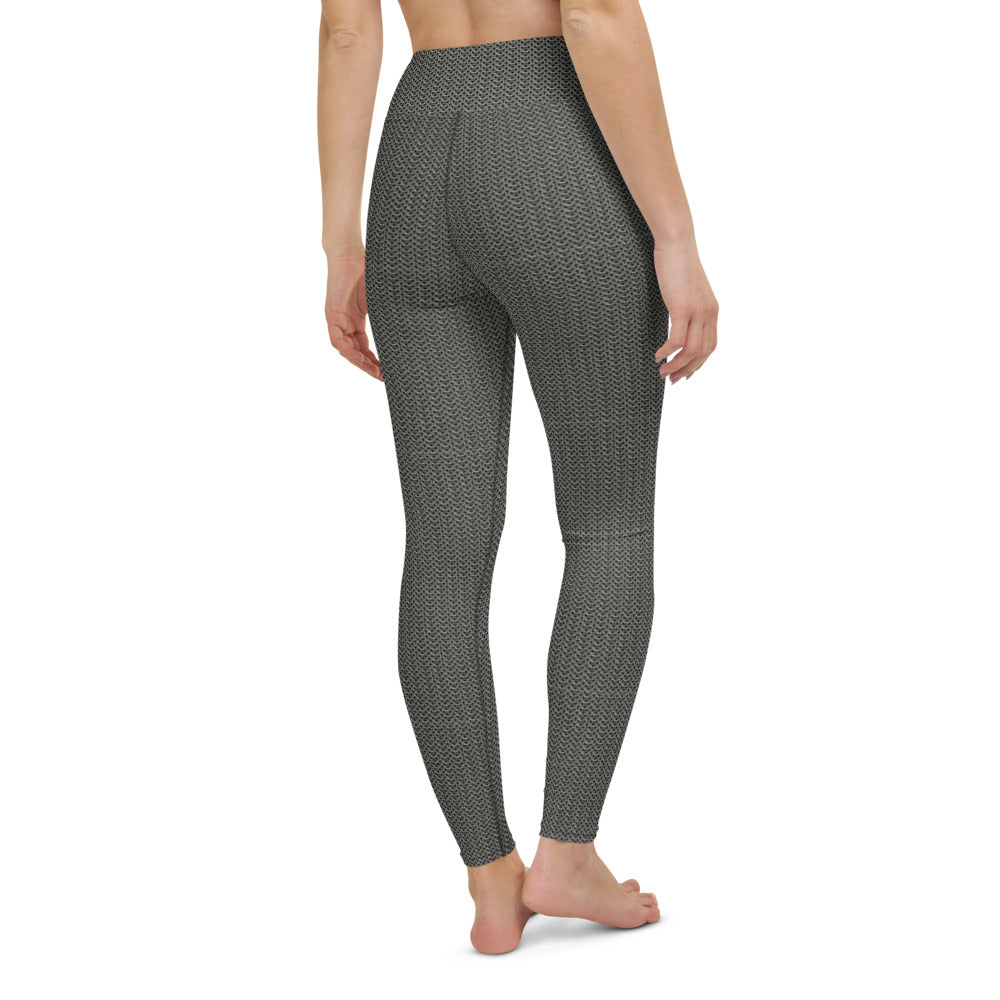 Chainmail Pattern Yoga Leggings