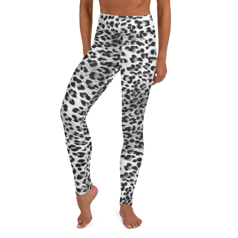 Snow Leopard Yoga Leggings