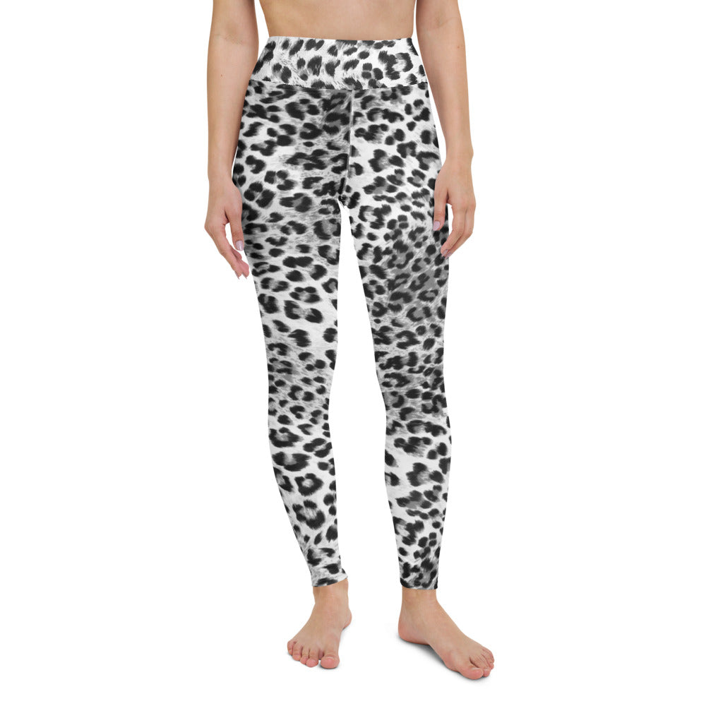 Snow Leopard Yoga Leggings