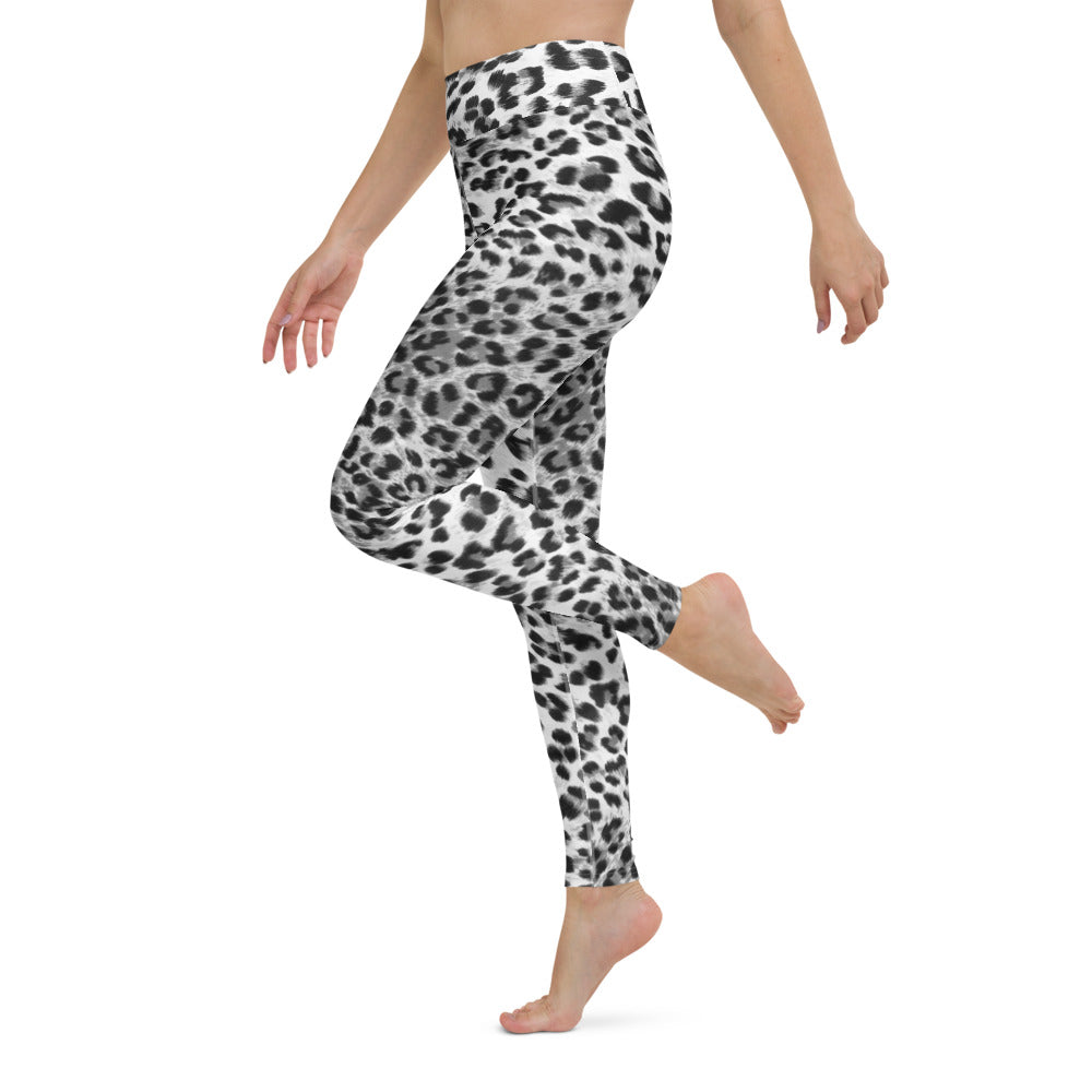 Snow Leopard Yoga Leggings