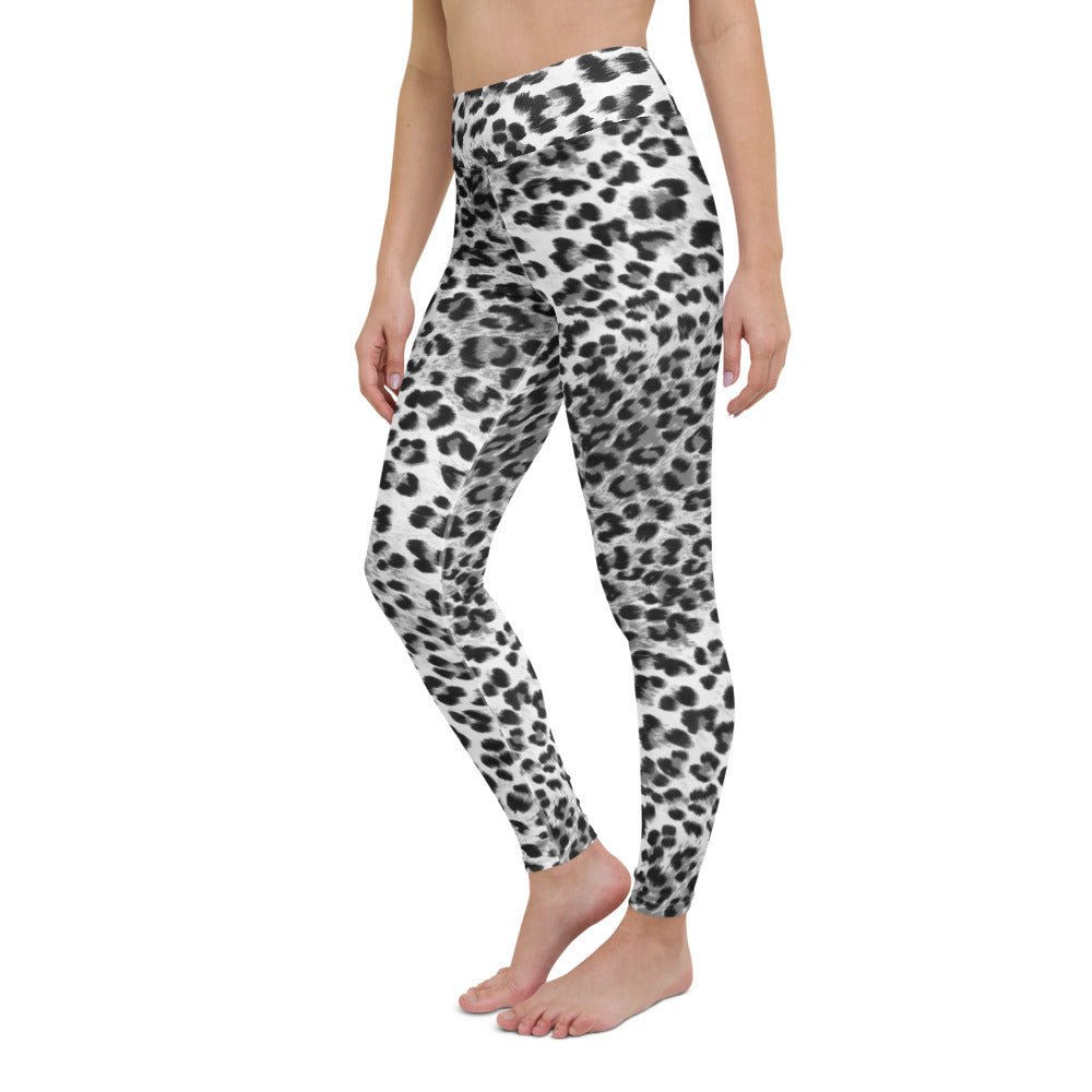 Snow Leopard Yoga Leggings