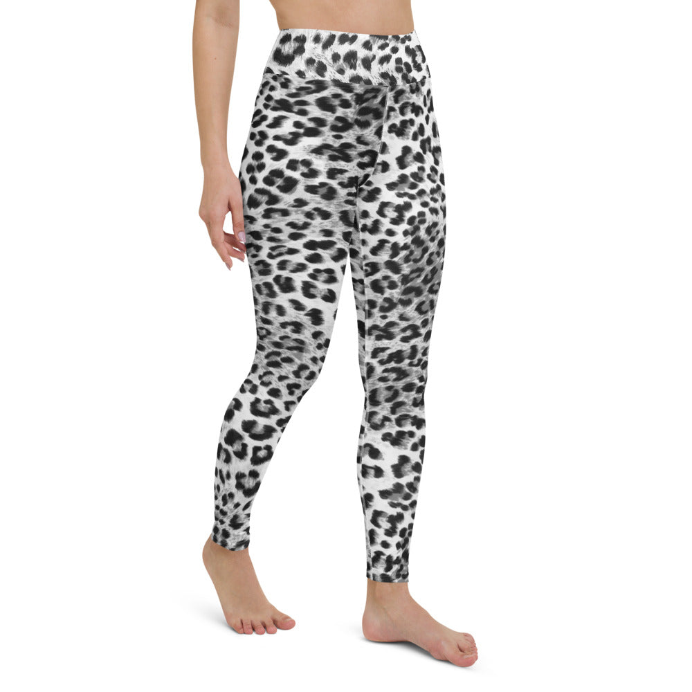 Snow Leopard Yoga Leggings