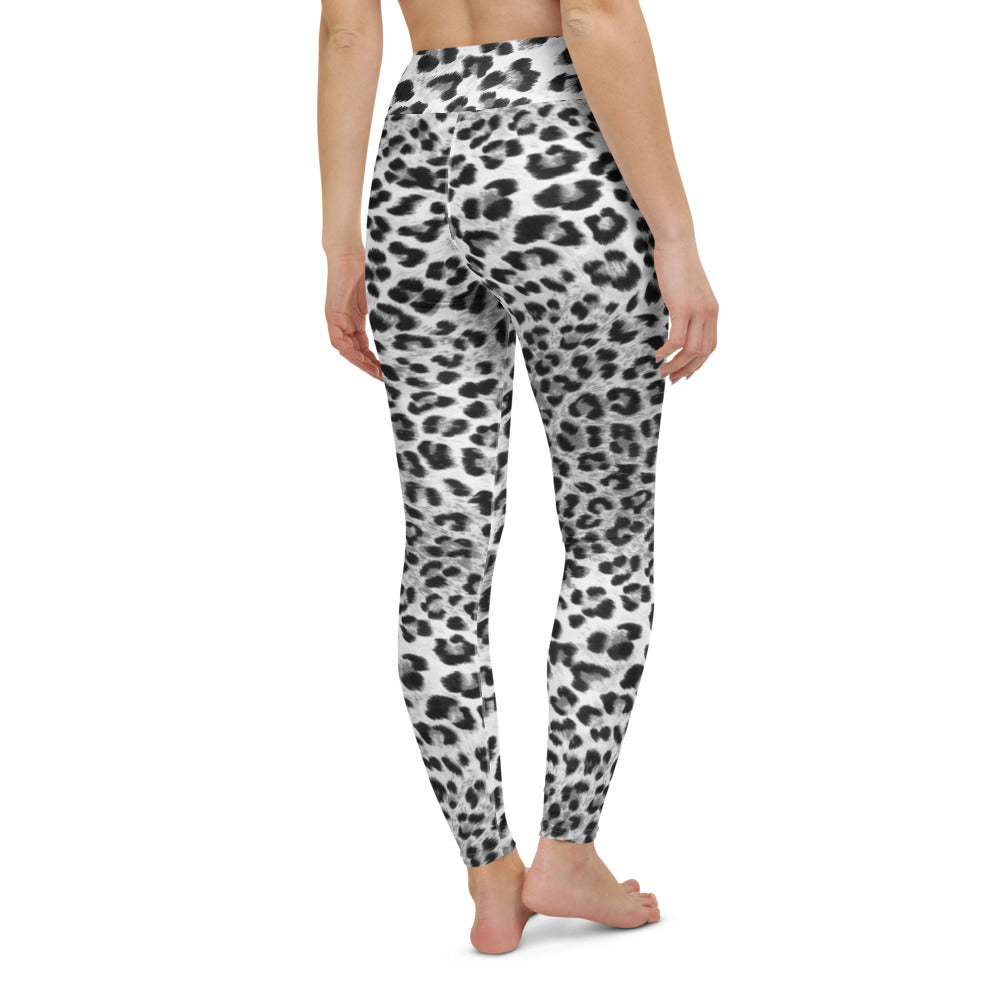 Snow Leopard Yoga Leggings