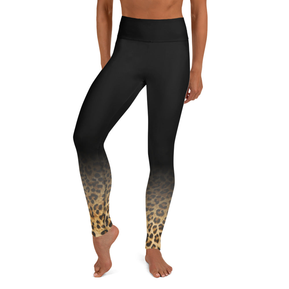 Shadow Leopard Yoga Leggings