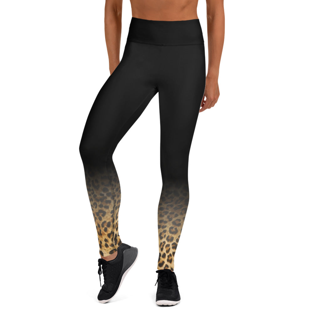 Shadow Leopard Yoga Leggings