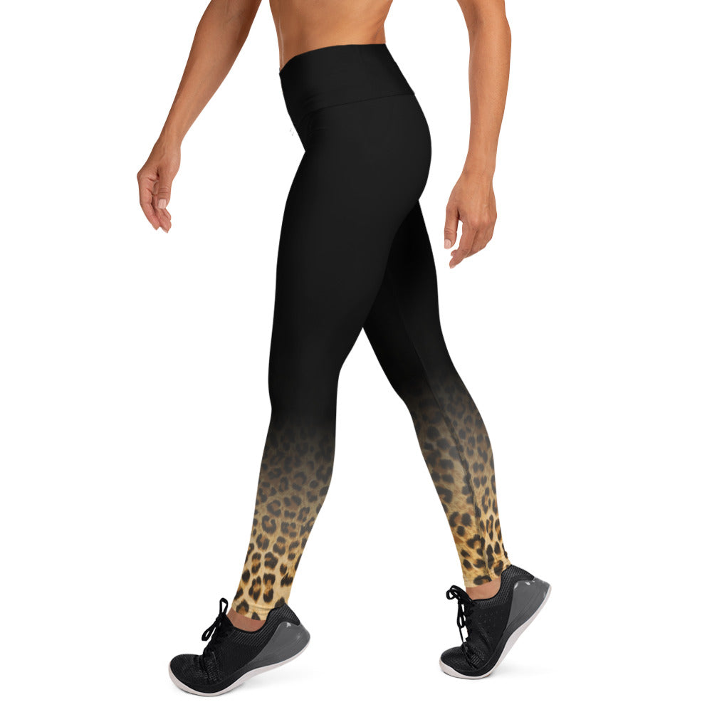 Shadow Leopard Yoga Leggings