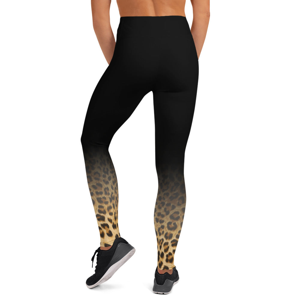 Shadow Leopard Yoga Leggings