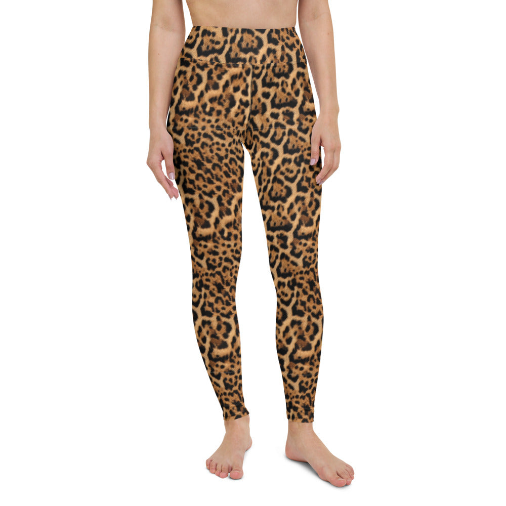 Leopard Print Yoga Leggings