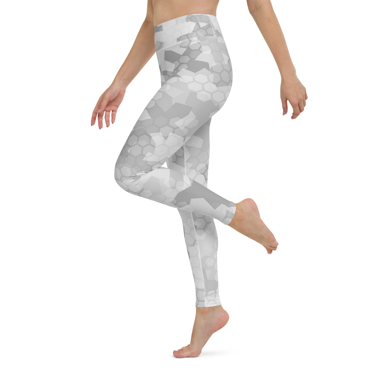Arctic Shatter Yoga Leggings