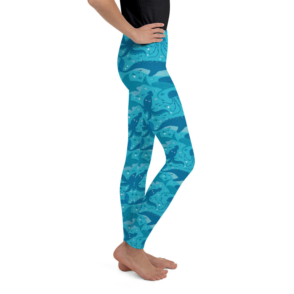 Seascape Youth Leggings