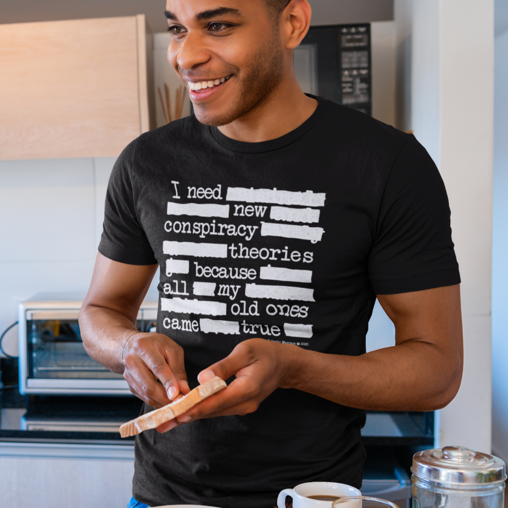 I Need New Conspiracy Theories  Redacted Short-Sleeve Unisex T-Shirt