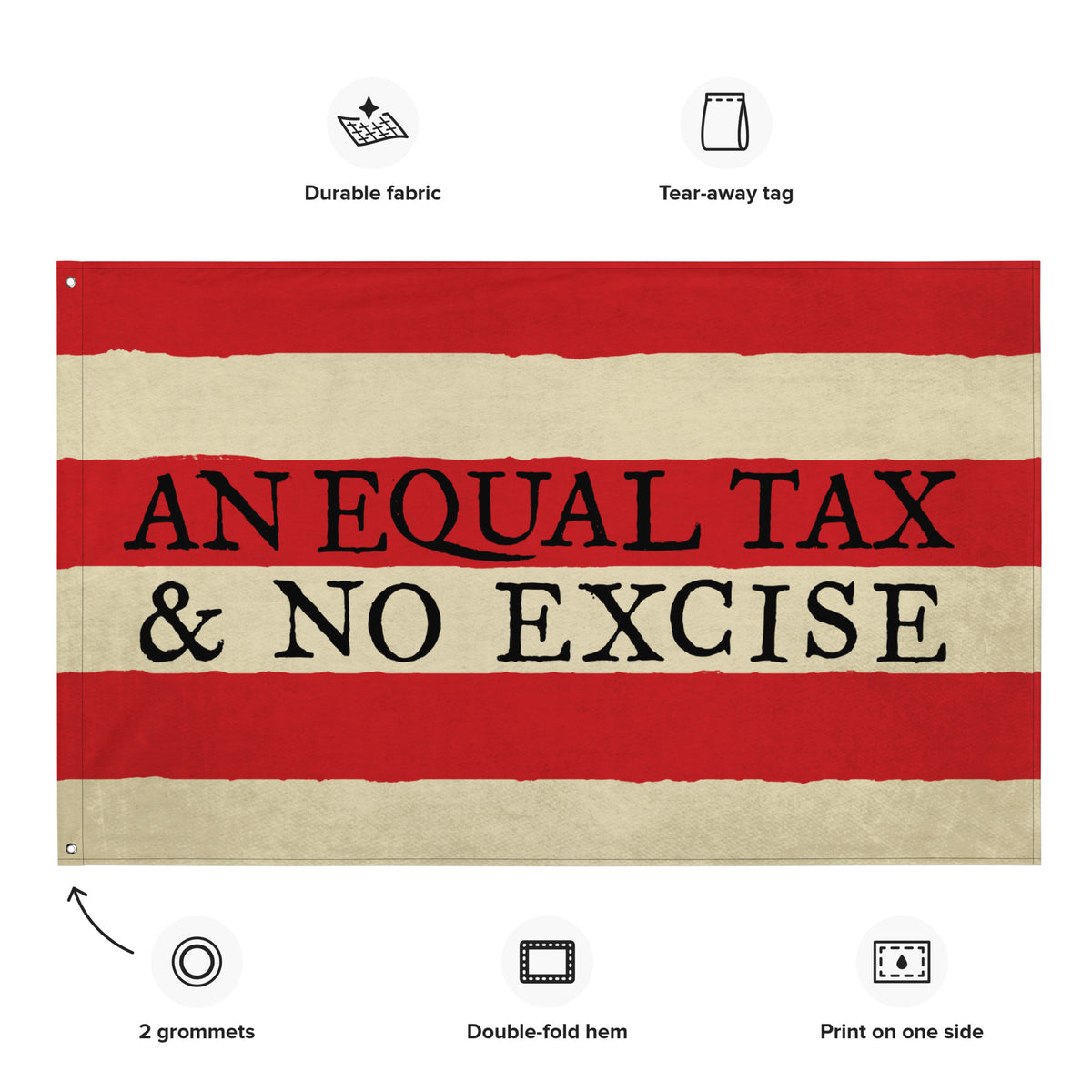 Whiskey Rebellion 6 Stripes Flag