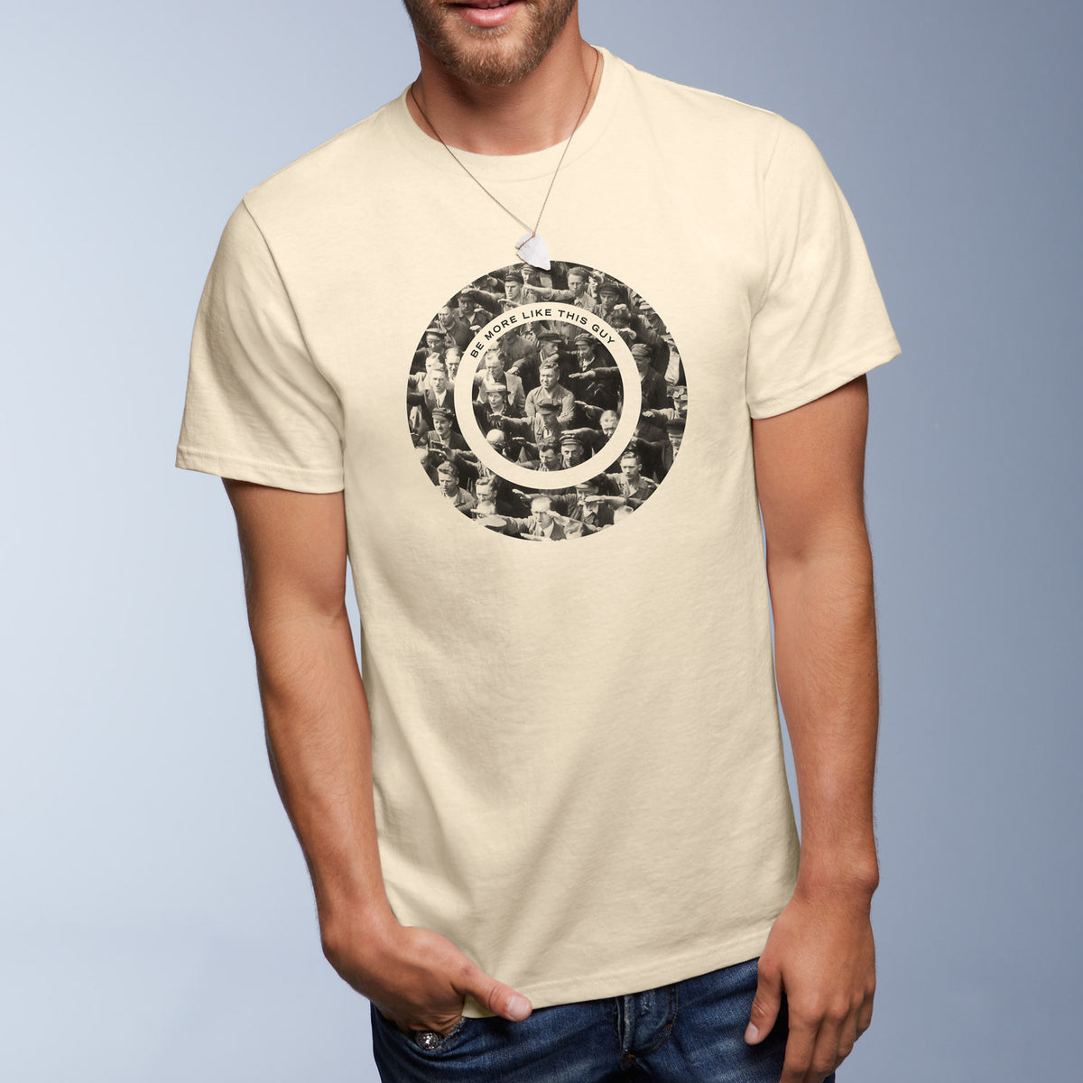 AUGUST LANDMESSER BE MORE LIKE THIS GUY Graphic T-Shirt