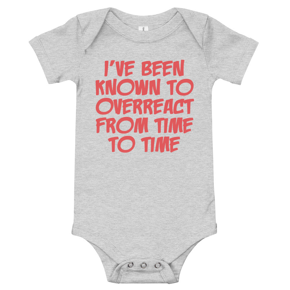 Overreactor Baby Short Sleeve Onesie