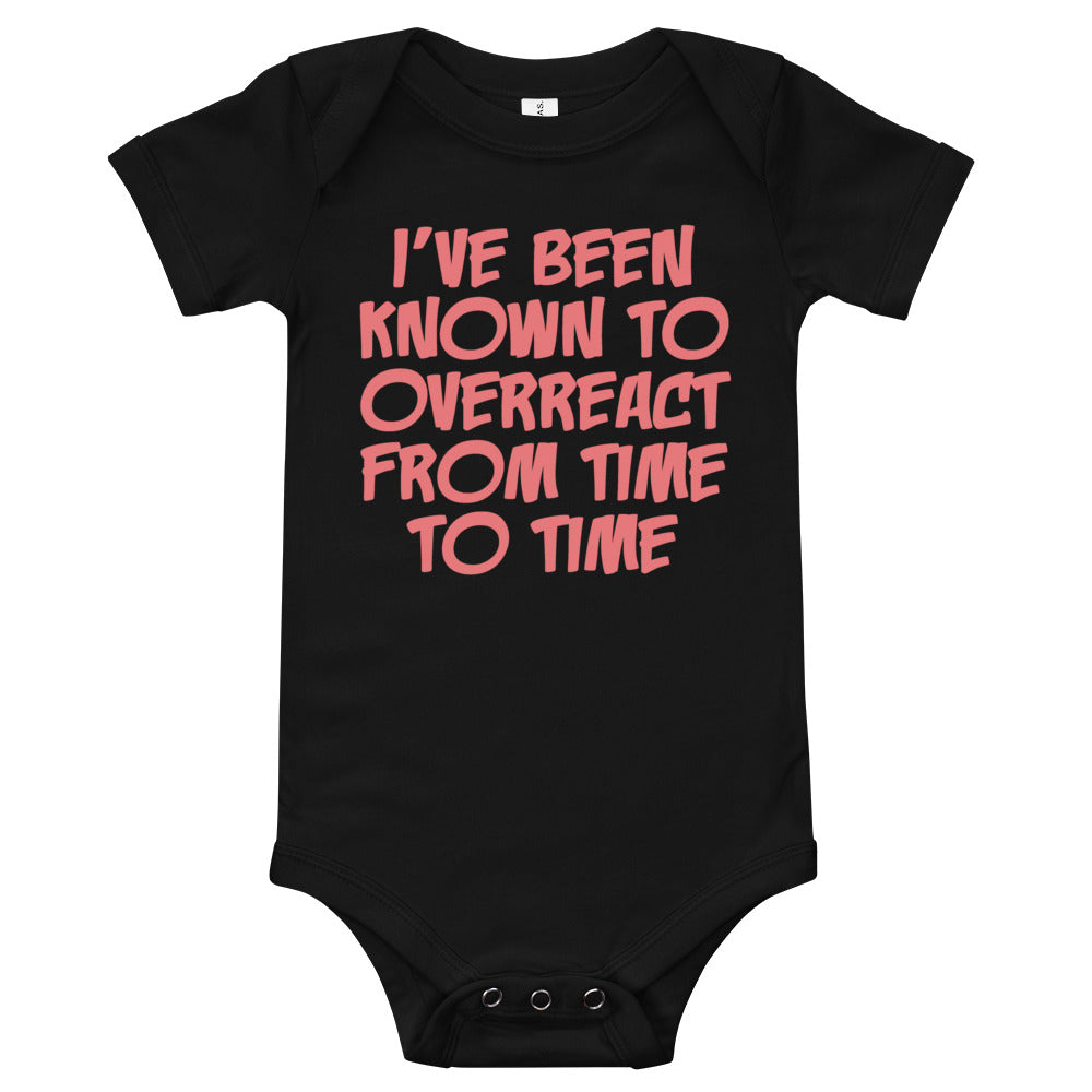 Overreactor Baby Short Sleeve Onesie