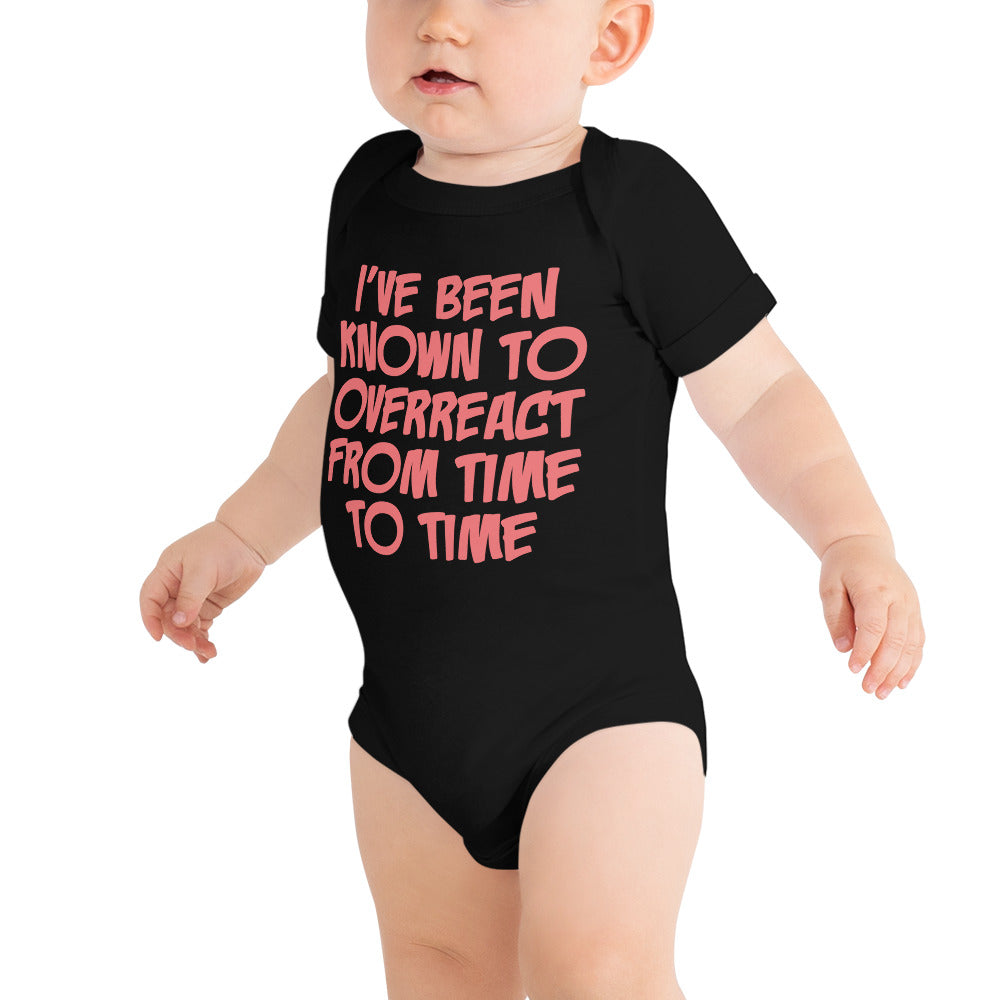 Overreactor Baby Short Sleeve Onesie