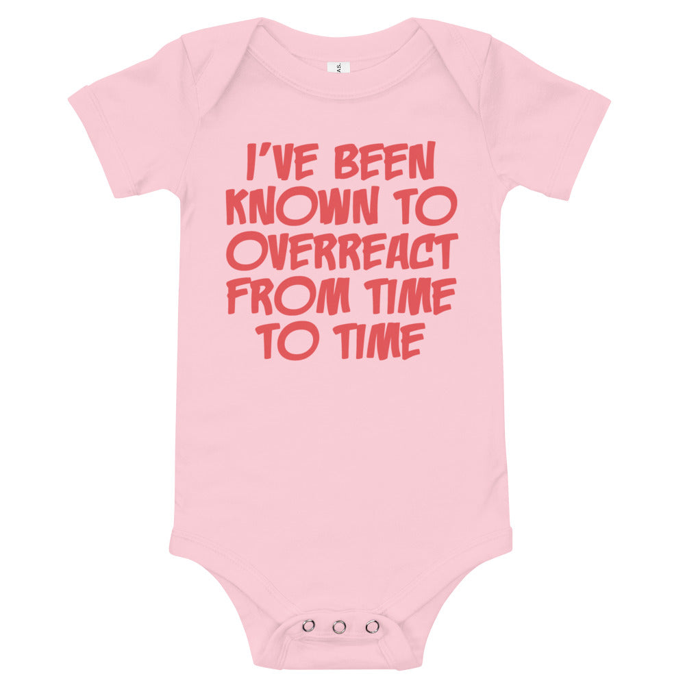 Overreactor Baby Short Sleeve Onesie