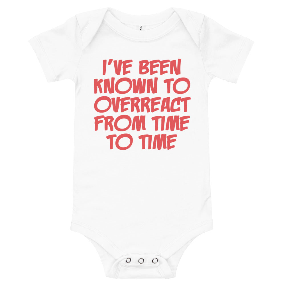 Overreactor Baby Short Sleeve Onesie