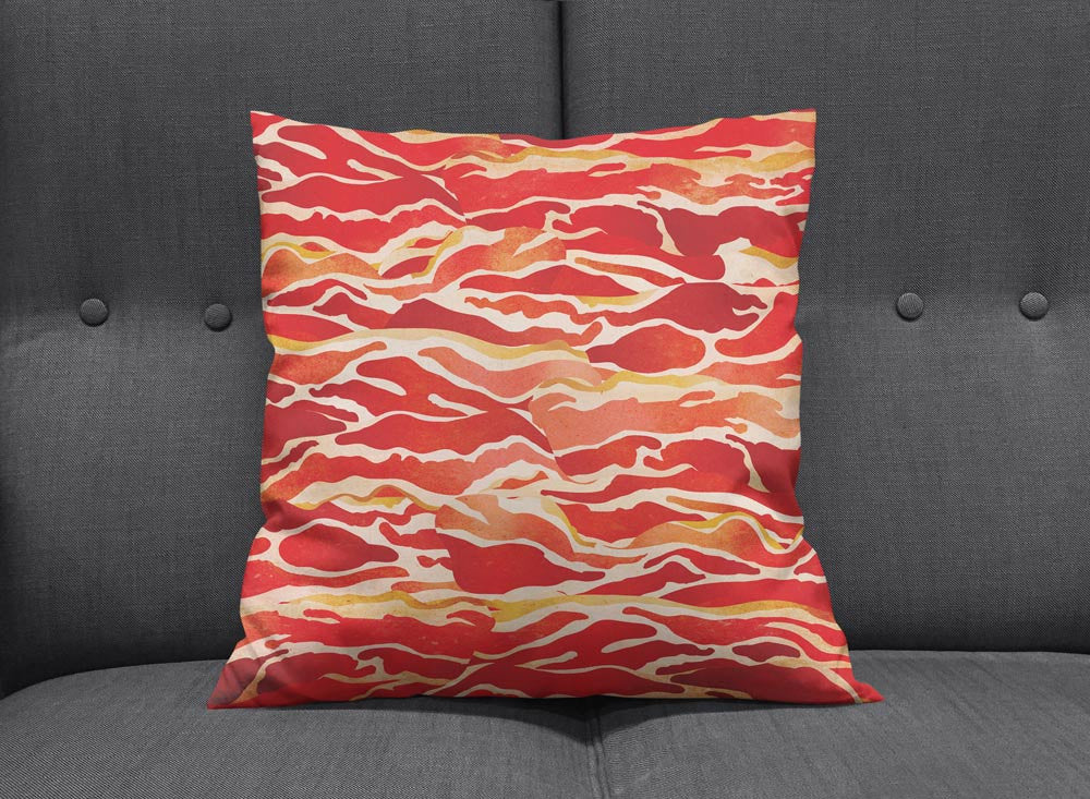 The Bacon Throw Pillow