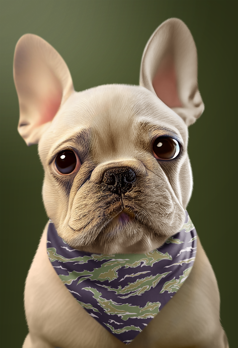 Tiger Stripe Jungle Camouflage Bandana