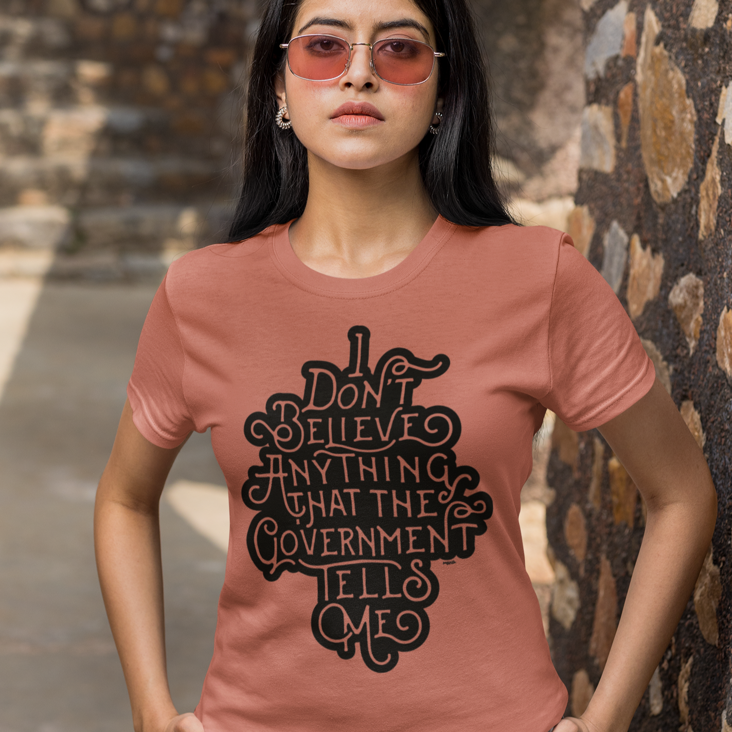 I Don't Believe Anything That the Government Tells Me Graphic T-Shirt