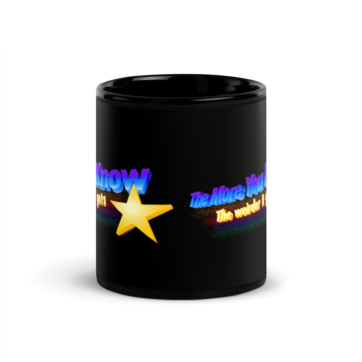 Then More You Know The Weirder It Gets  Mug