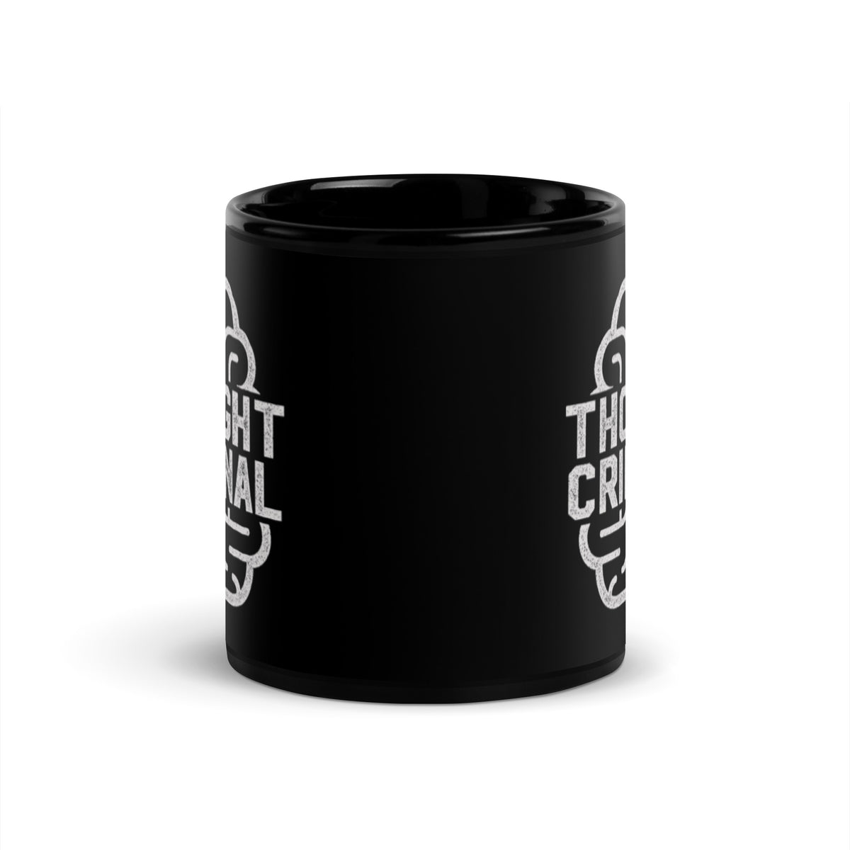 Thought Criminal Black Mug