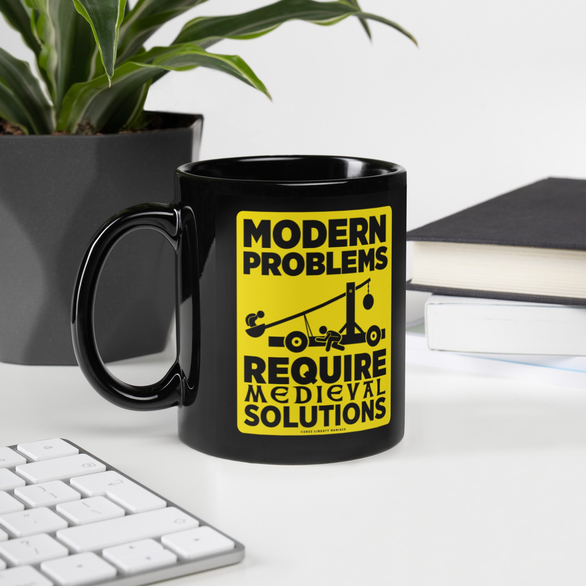 Modern Problems Require Medieval Solutions Mug