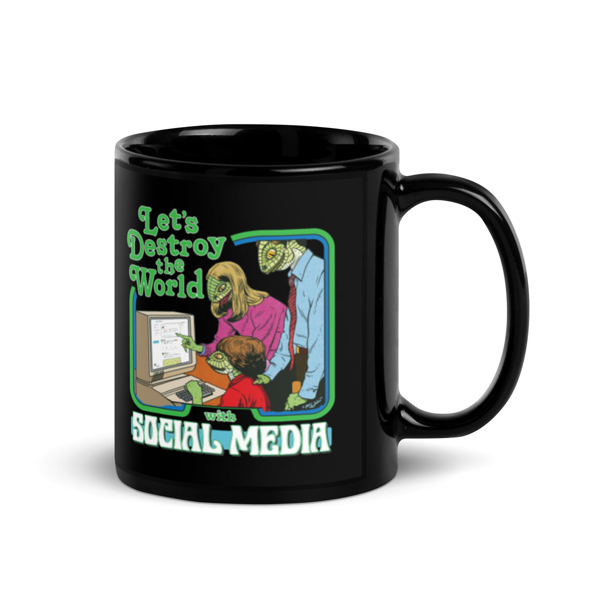 Let’s Destroy the World with Social Media Mug