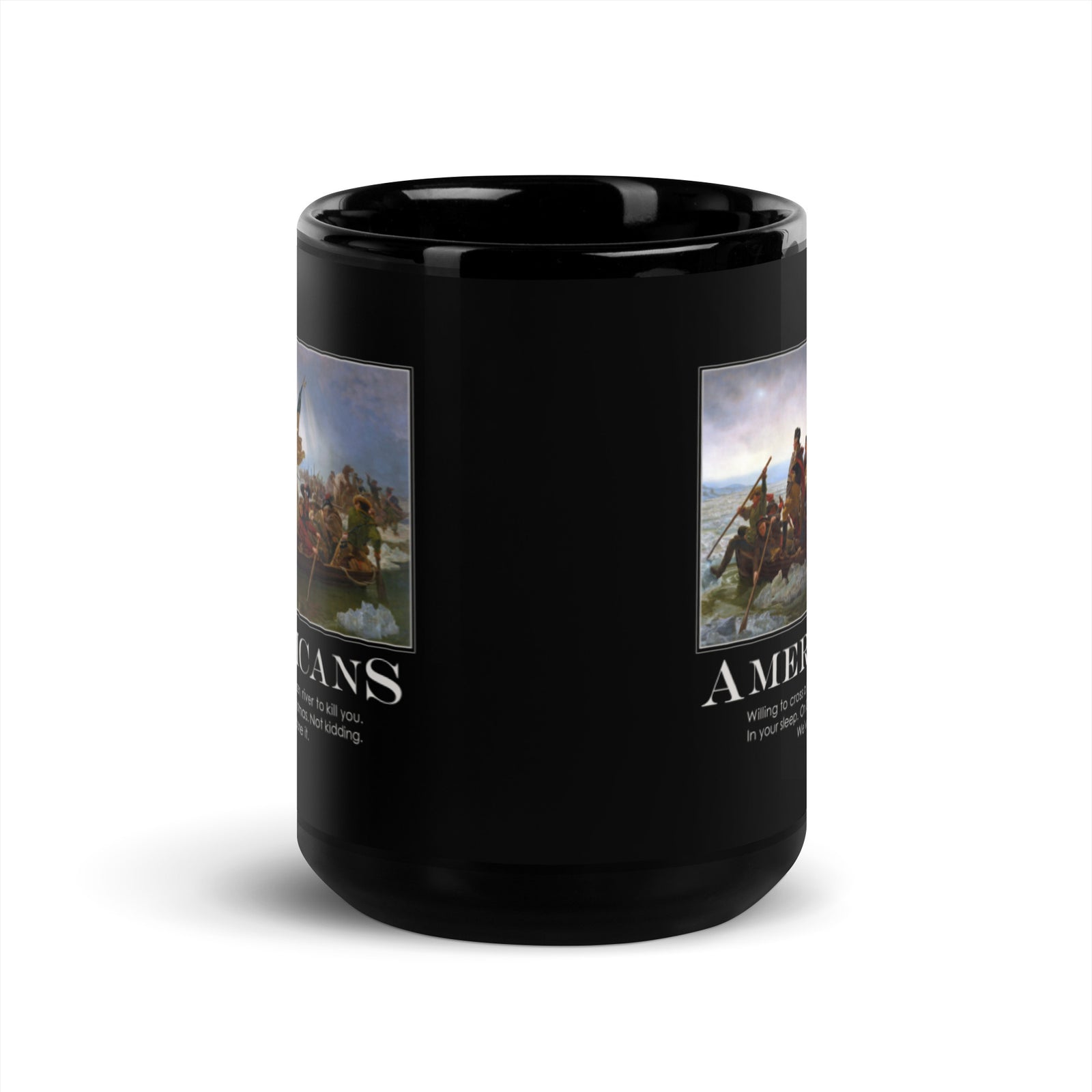 Americans Black Mug
