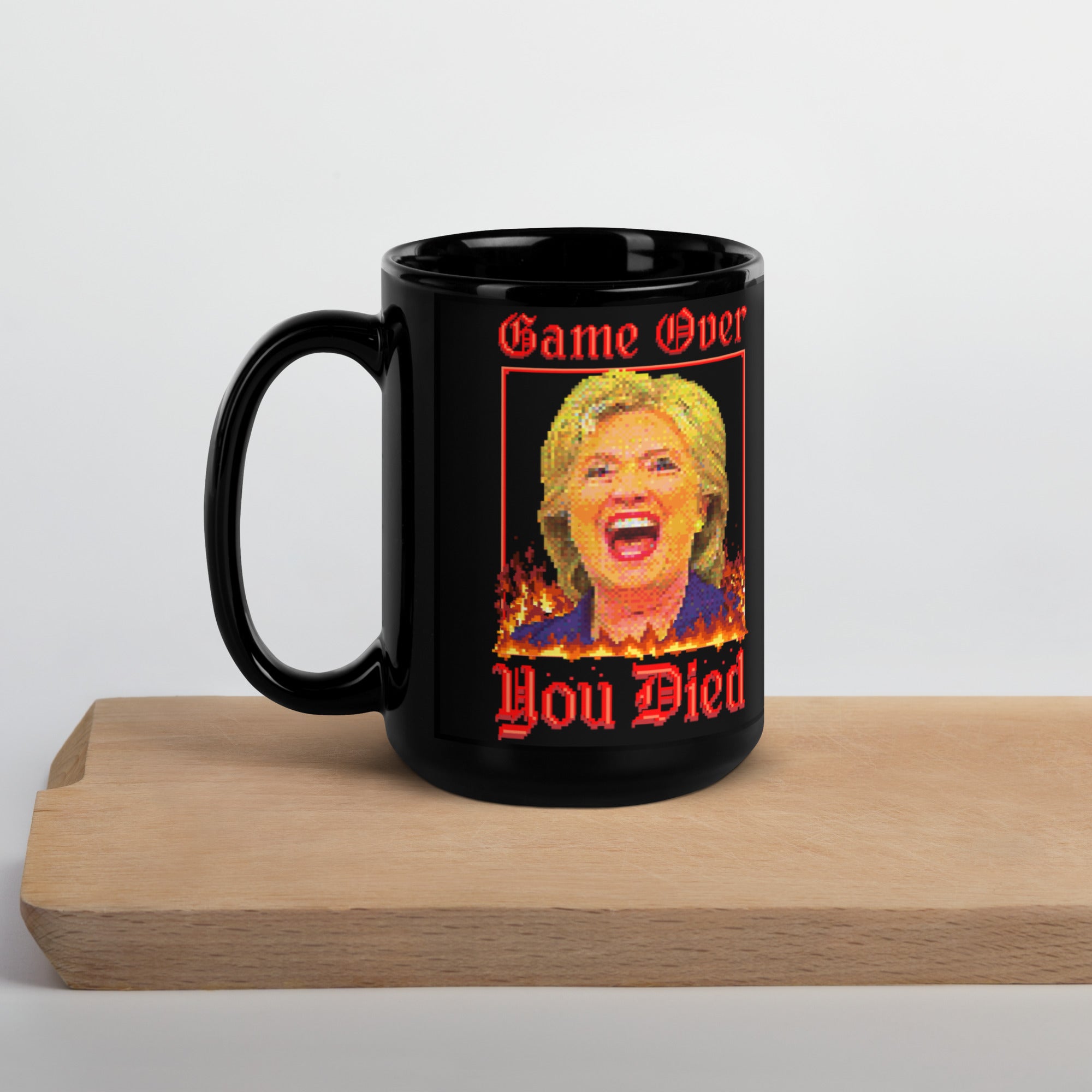 Game Over You Died Hillary Mug
