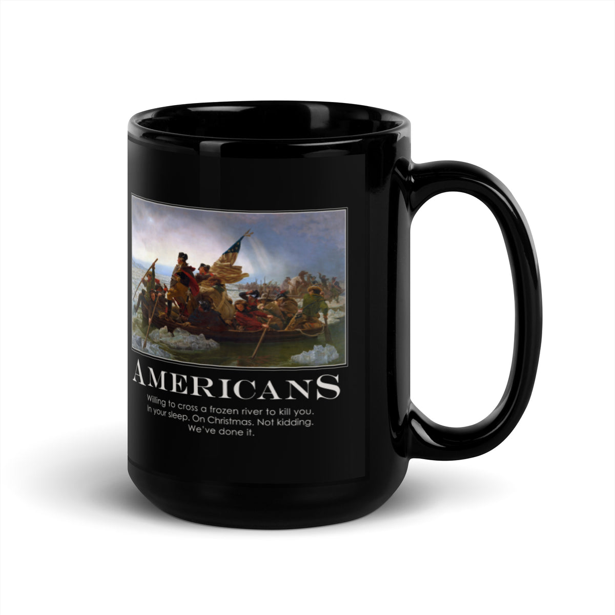 Americans Black Mug