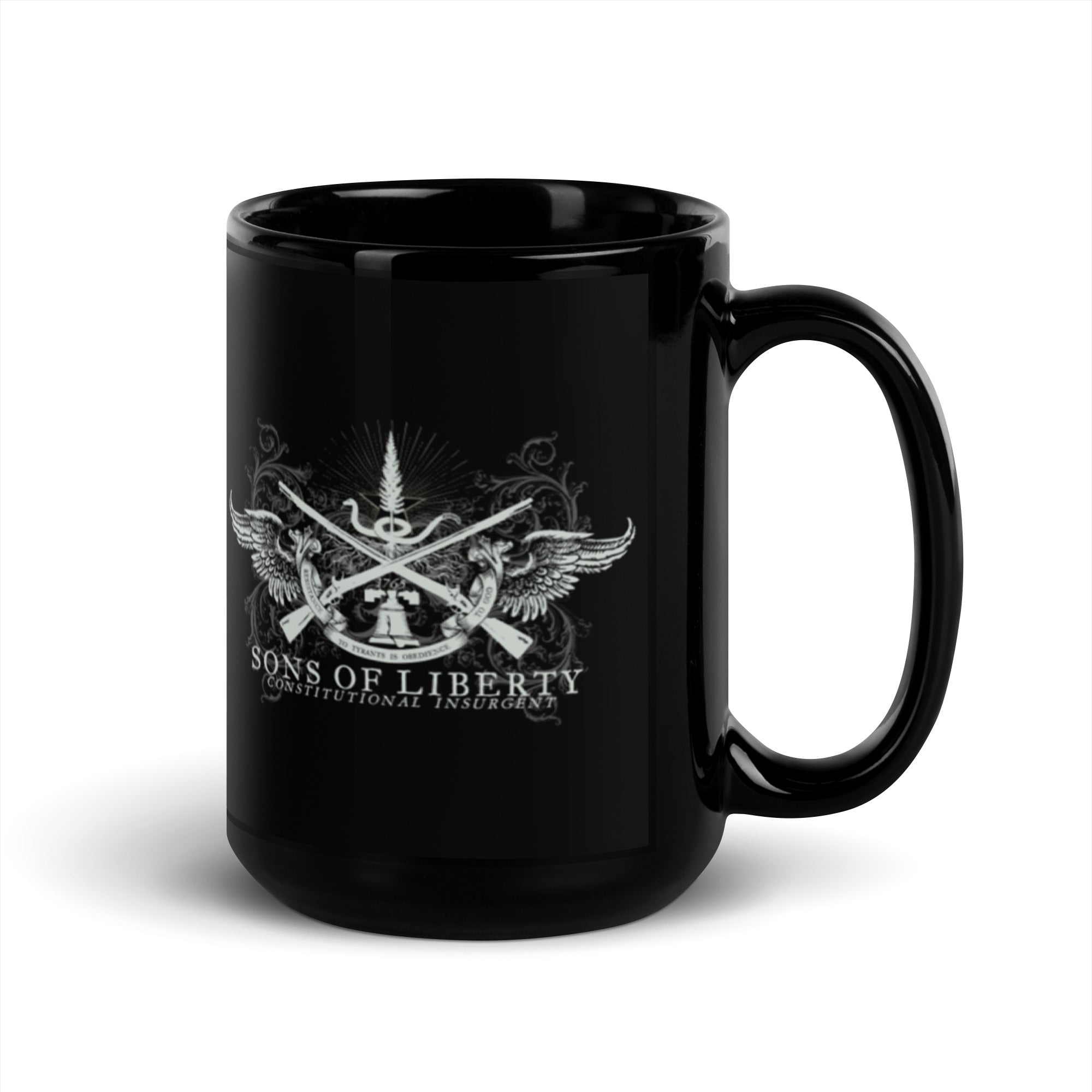 Sons of Liberty Insignia Black Mug