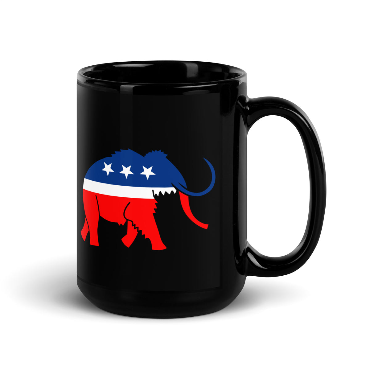 Paleo Mammoth Independent Black Coffee Mug