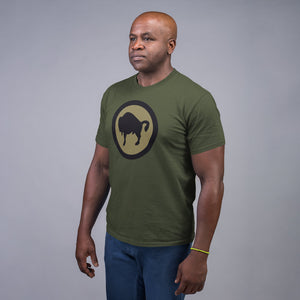 92nd Division Buffalo Soldier WWI Insignia T-Shirt