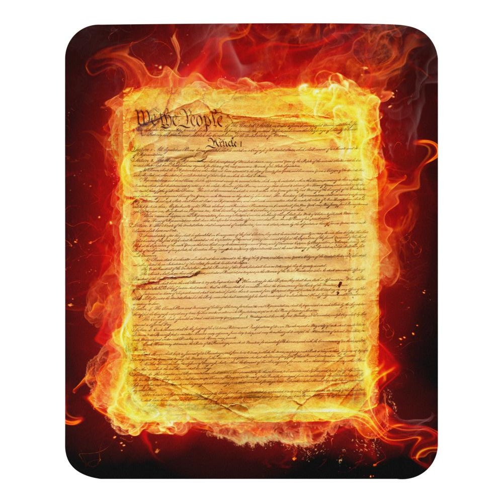 Burning Constitution Mouse pad