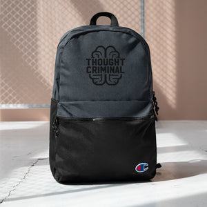 Thought Criminal Embroidered Backpack