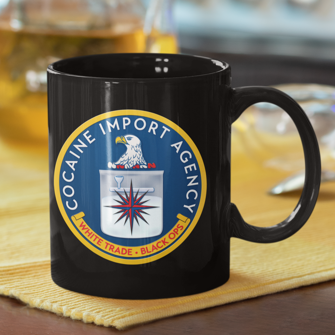 CIA Cocaine Import Agency Mug