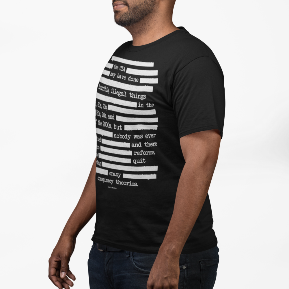 CIA Redacted Conspiracy Theories Short-Sleeve Unisex T-Shirt