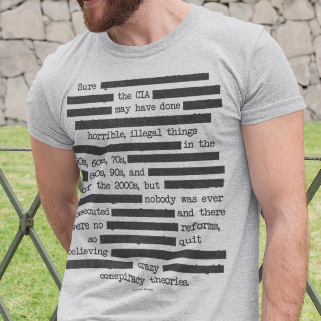 CIA Redacted Conspiracy Theories Short-Sleeve Unisex T-Shirt