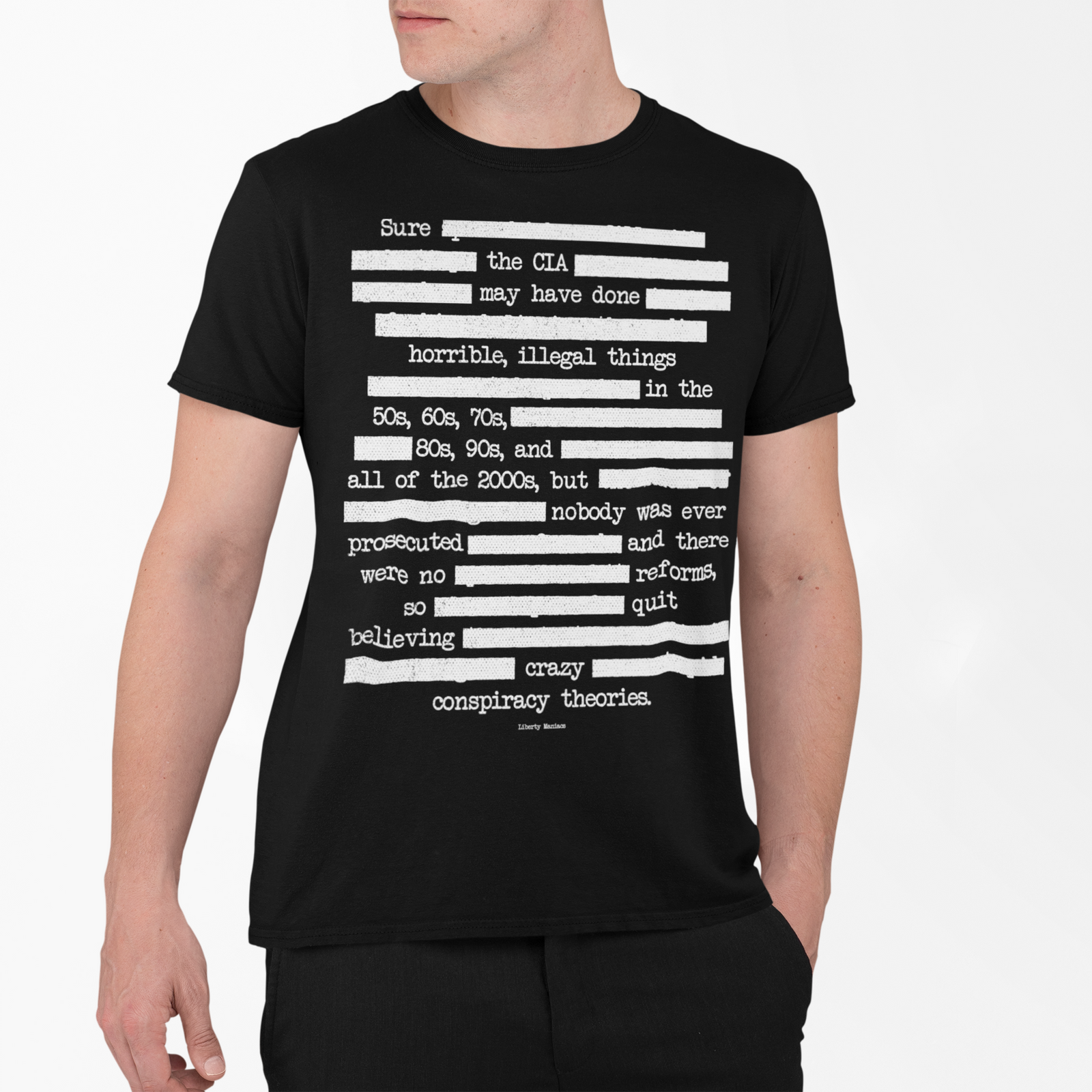 CIA Redacted Conspiracy Theories Short-Sleeve Unisex T-Shirt