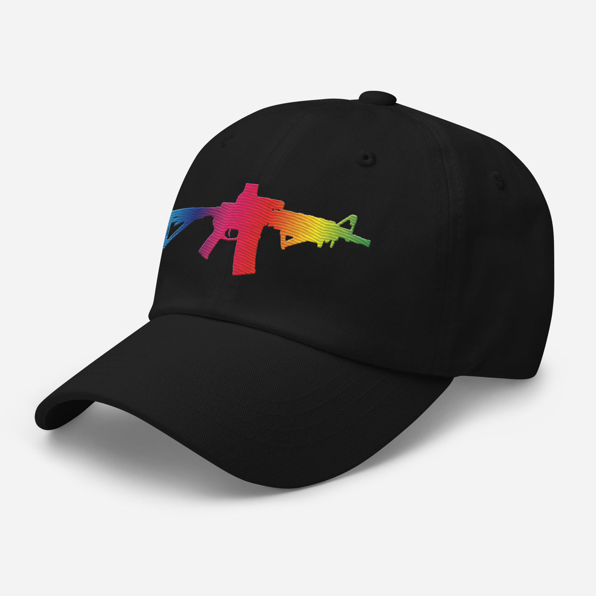 Rainbow Carbine Embroidered Dad hat