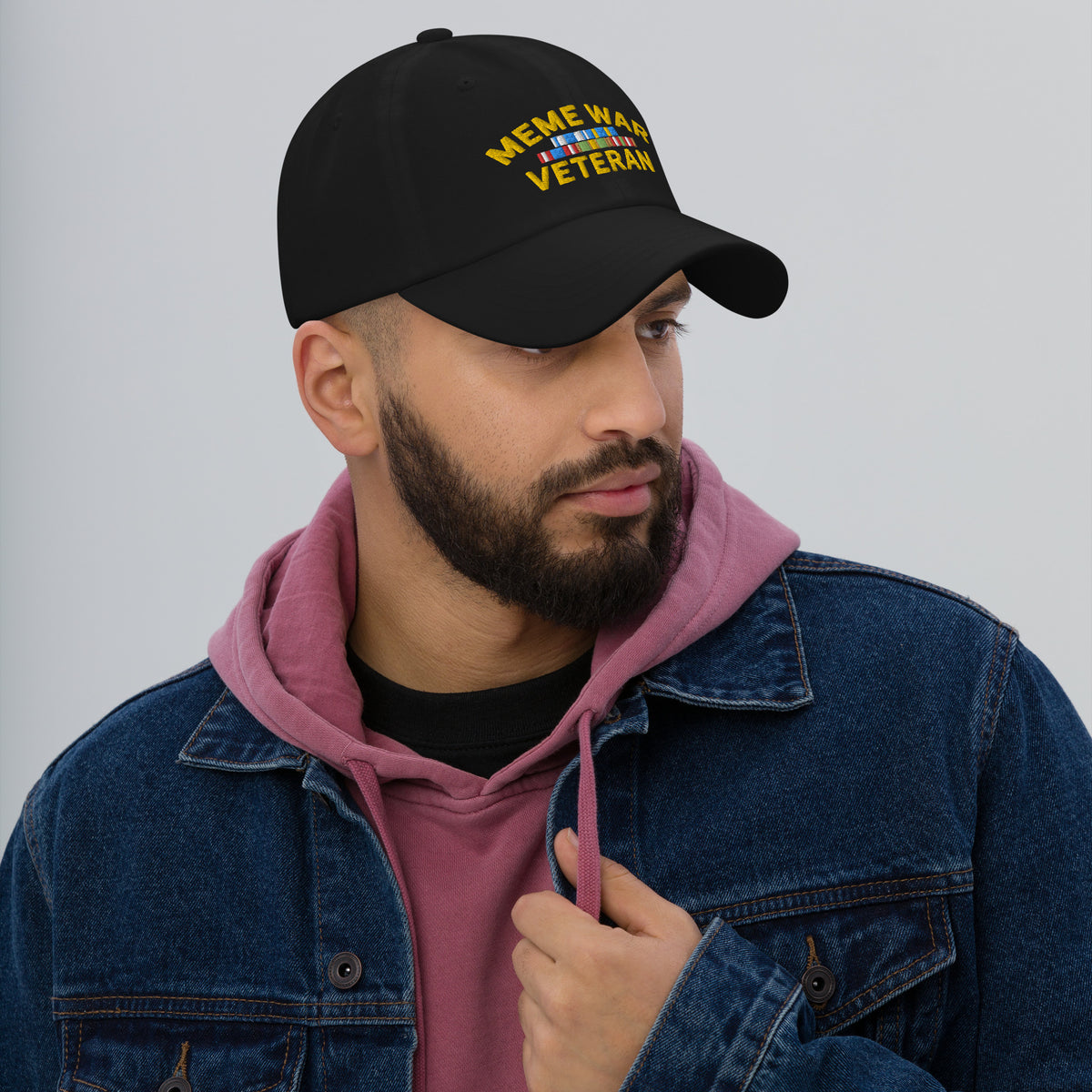 Meme War Veteran Chino Cotton Twill Dad hat