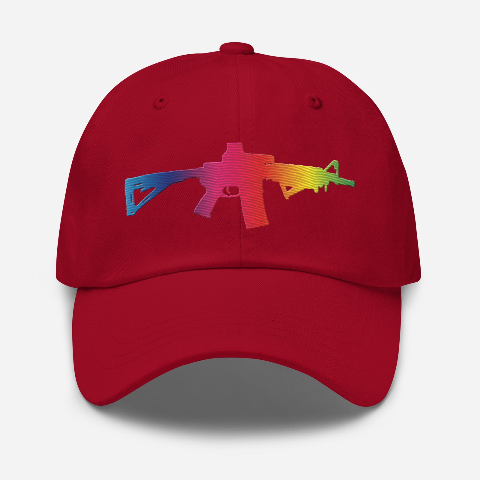 Rainbow Carbine Embroidered Dad hat