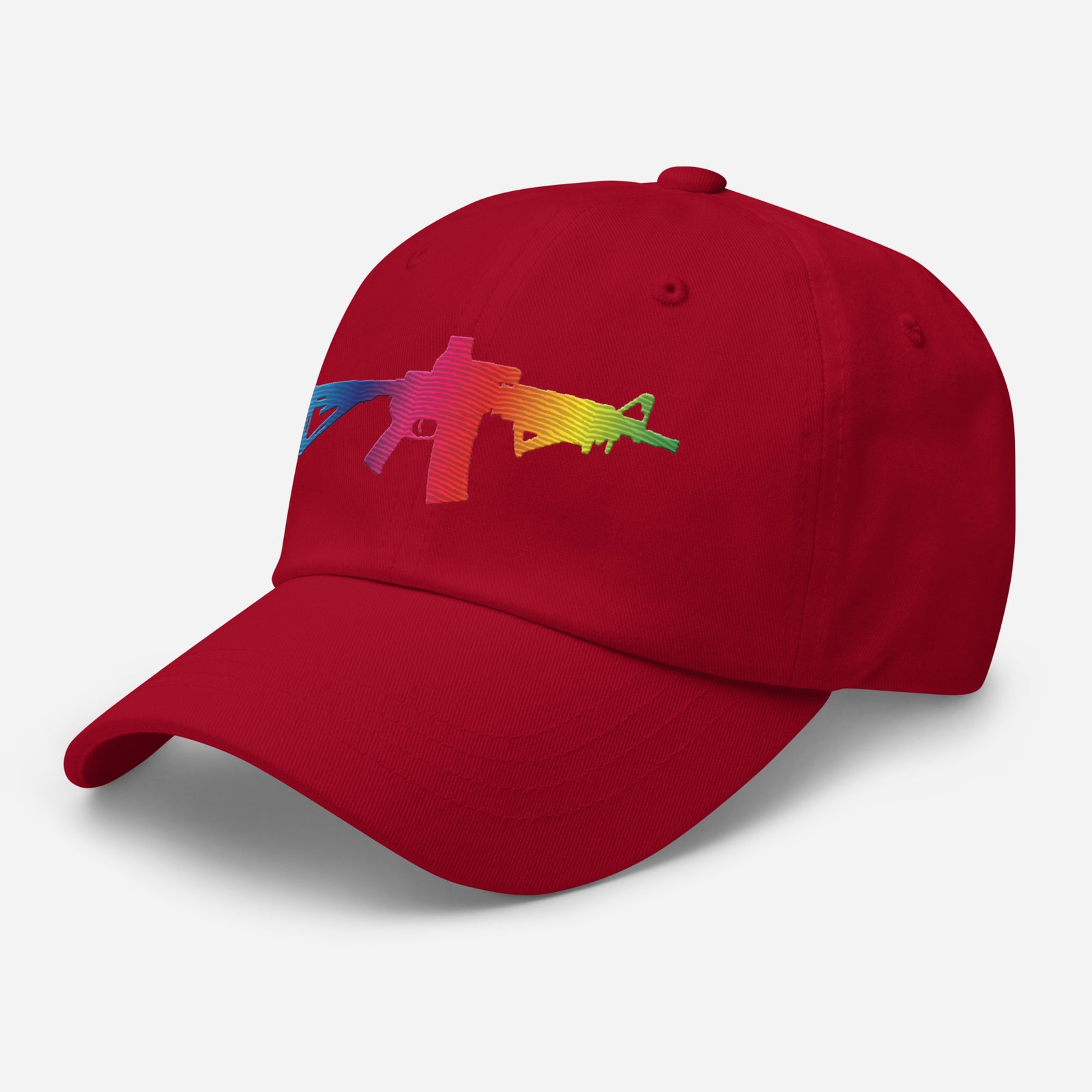 Rainbow Carbine Embroidered Dad hat