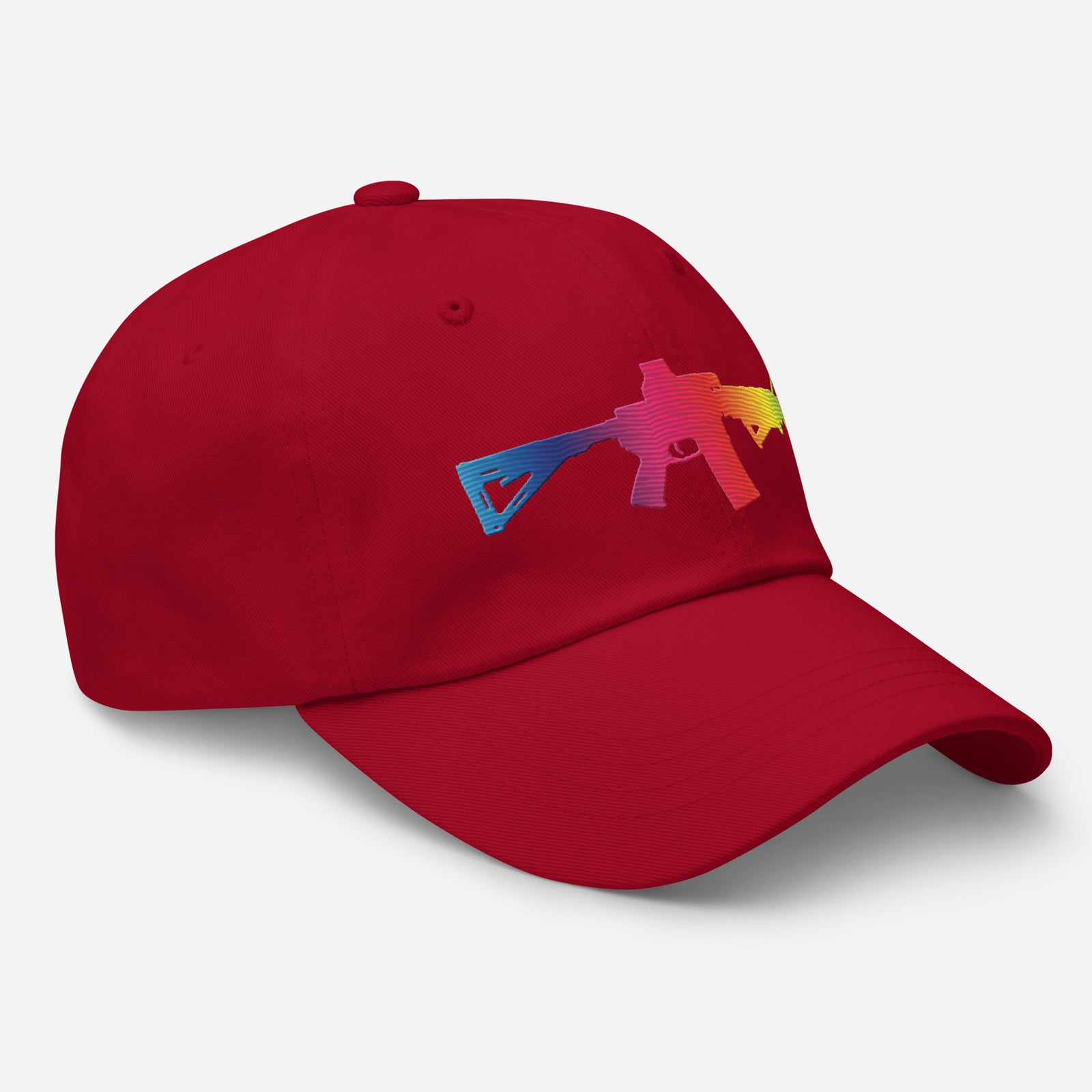 Rainbow Carbine Embroidered Dad hat