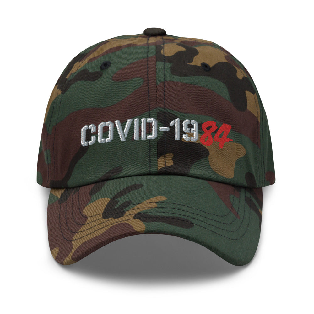 COVID-1984 Unstructured Twill Dad hat